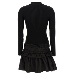 'Melange Rib Knit Mini' dress