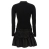 'Melange Rib Knit Mini' dress