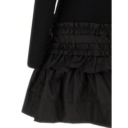 'Melange Rib Knit Mini' dress