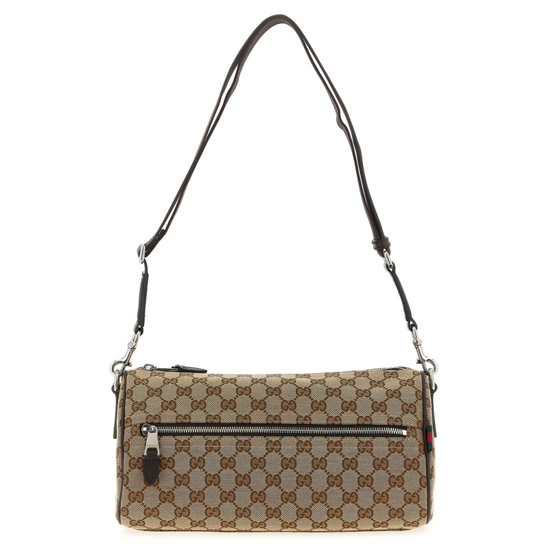 Small GG cylindrical shoulder strap