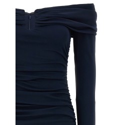 'Off-Shoulder 3/4 SLV Ruched Midi' dress