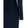 'Off-Shoulder 3/4 SLV Ruched Midi' dress
