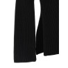 Ribbed wool turtleneck sweater