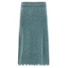 Wool knit skirt