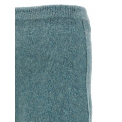 Wool knit skirt