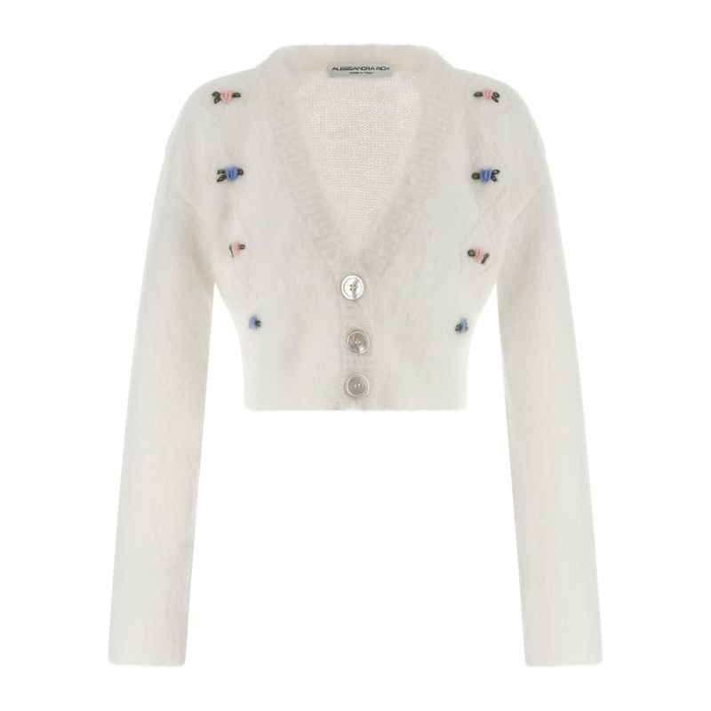 'Carded Mohair' cardigan