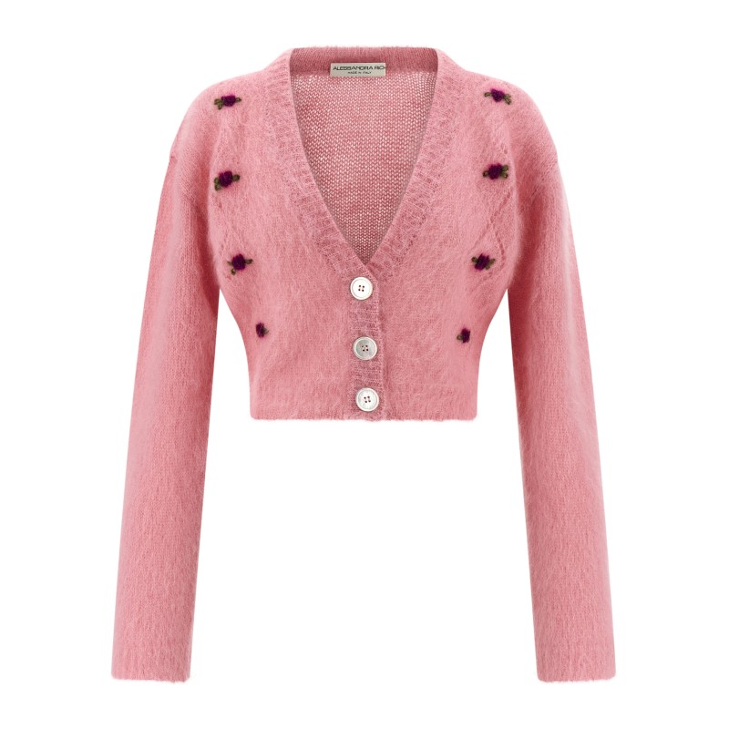 'Carded Mohair' cardigan