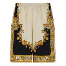 'Coral Theatre' print bermuda shorts