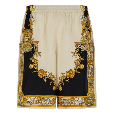 'Coral Theatre' print bermuda shorts