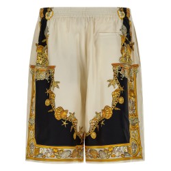 'Coral Theatre' print bermuda shorts