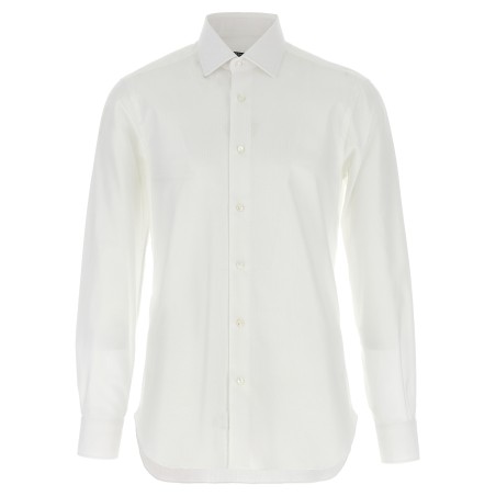 Honeycomb cotton shirt