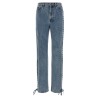 'Laced Straight Leg' jeans