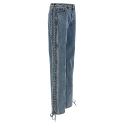 'Laced Straight Leg' jeans