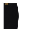 Ribbed knit skirt