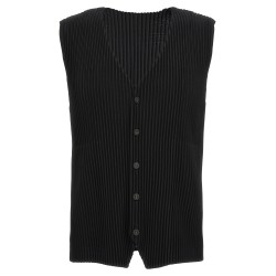 Pleated vest