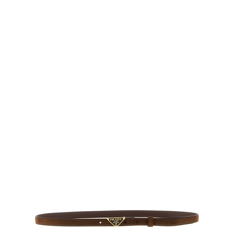 Suede belt
