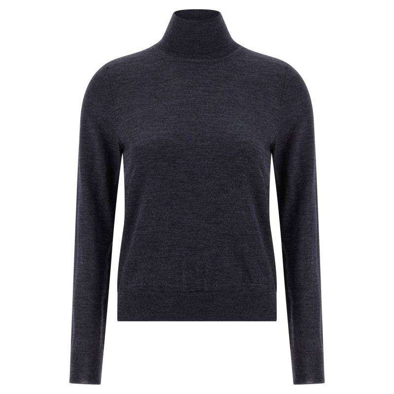 Wool turtleneck sweater