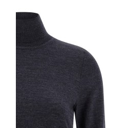 Wool turtleneck sweater