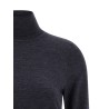 Wool turtleneck sweater