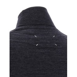 Wool turtleneck sweater