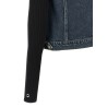 'Hybrid Rib Denim' jacket