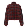'Check Flan Arrow Spray' down jacket
