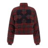'Check Flan Arrow Spray' down jacket