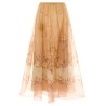 'Hypnotic Organza Maxi' skirt