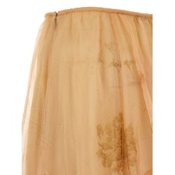 'Hypnotic Organza Maxi' skirt