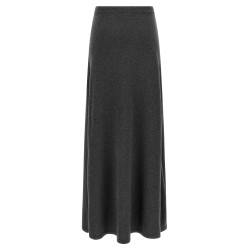 Maxi wool skirt