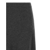Maxi wool skirt