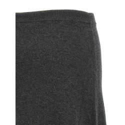 Maxi wool skirt
