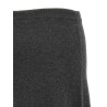 Maxi wool skirt