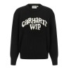 Logo intarsia sweater