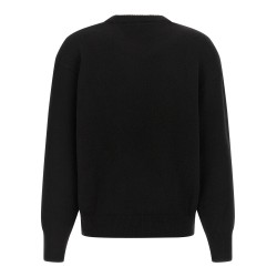 Logo intarsia sweater