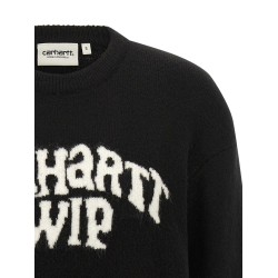 Logo intarsia sweater