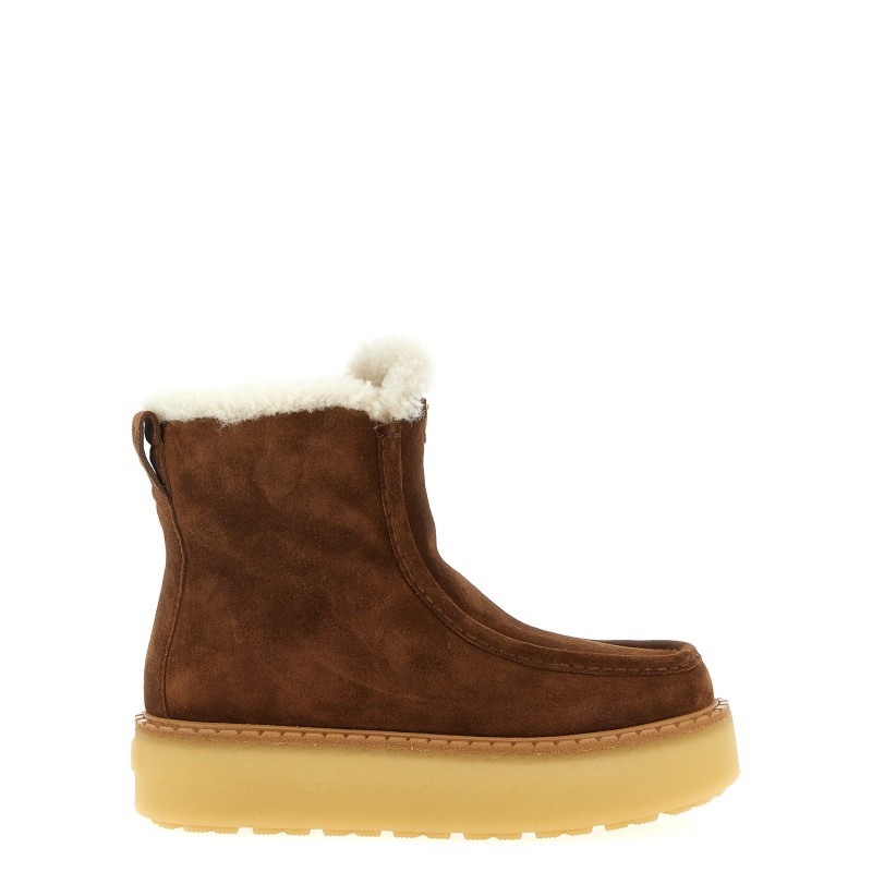 Suede ankle boots