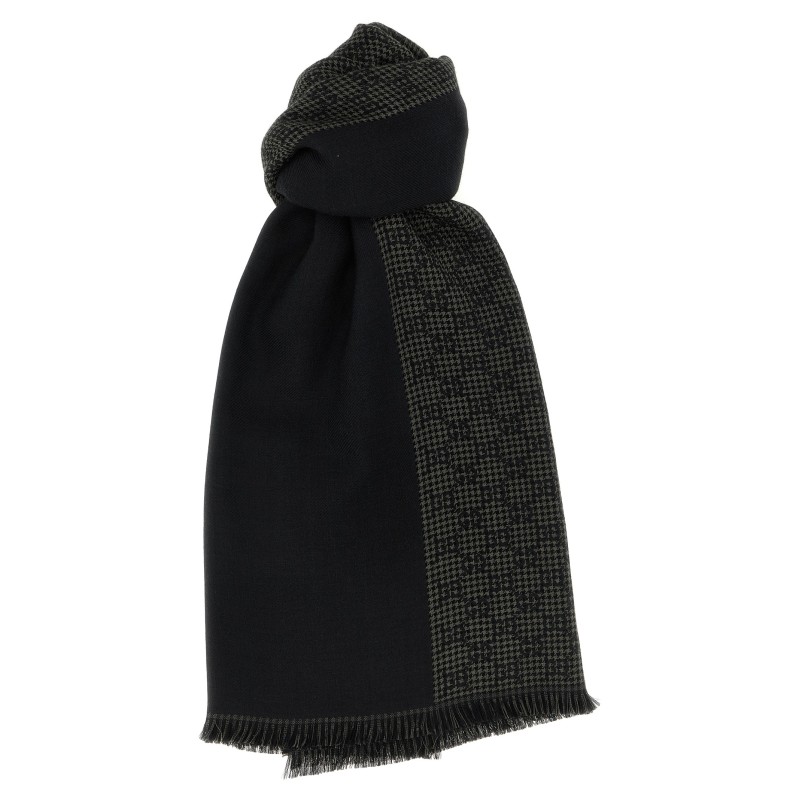 Wool silk scarf