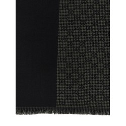 Wool silk scarf