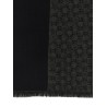 Wool silk scarf