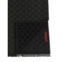 Wool silk scarf