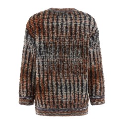 Bouclé wool cardigan