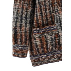 Bouclé wool cardigan