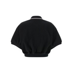 Intarsia collar polo shirt