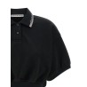 Intarsia collar polo shirt