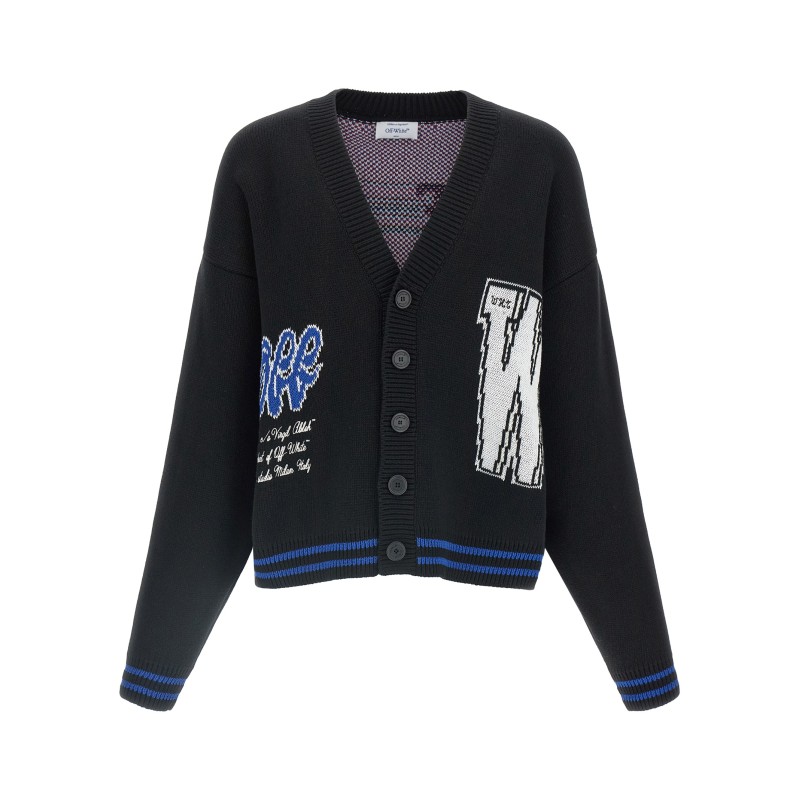 'Glide Diag' cardigan