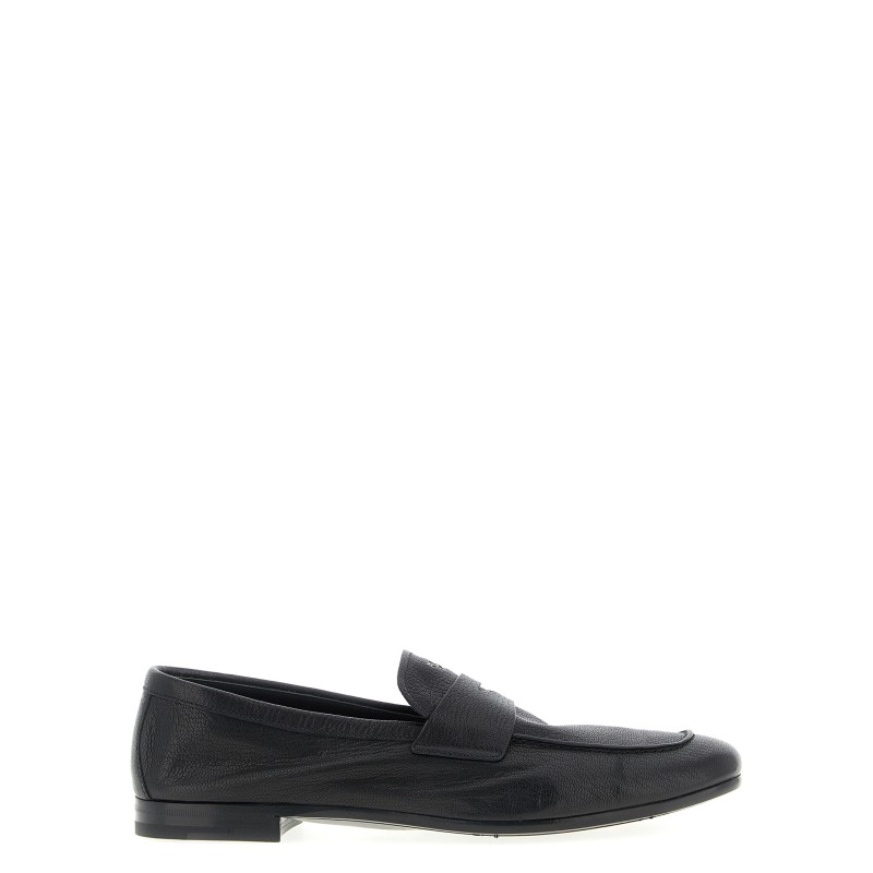 Leather loafers