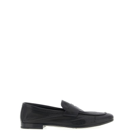 Leather loafers