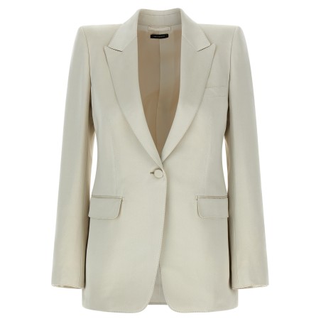 Duchesse single-breasted blazer