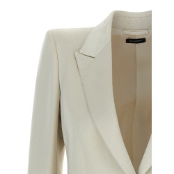 Duchesse single-breasted blazer